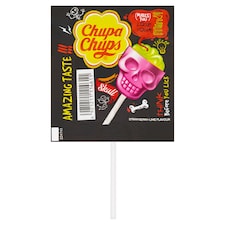 Chupa Chups 3D Skull Strawberry-Lime lízanka 15 g