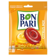 BON PARI Citrus Mix cukríky s citrusovými príchuťami 90 g
