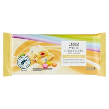 Biela čokoláda s čokoládovými dražé 100 g