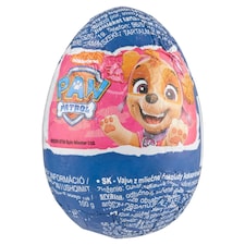Zàini Paw Patrol Vajce z mliečnej čokolády s prekvapením 20 g