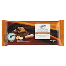 Mliečna čokoláda s arašidovou náplňou 100 g