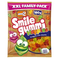 nimm2 Smilegummi Happies želé s ovocnou príchuťou a vitamínmi 180 g