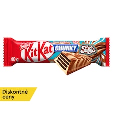 KitKat Chunky Funky oblátka v mliečnej čokoláde a bielej poleve, 40 g