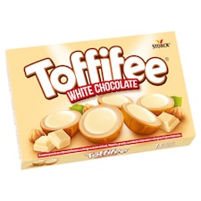 Toffifee Celé jadro lieskového orieška v karameli s mliečnym krémom a bielou čokoládou 15 ks 125 g
