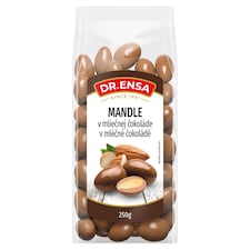 Dr. Ensa Mandle v mliečnej čokoláde 250 g