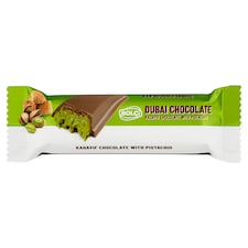 Bolçi Dubai Chocolate mliečna čokoláda plnená pistáciovo-kadayifovým krémom 30 g
