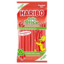 Haribo Balla Stixx želé s jahodovou príchuťou 80 g