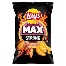 Lay's Max Strong vyprážané zemiakové lupienky s pikantnou príchuťou 120 g