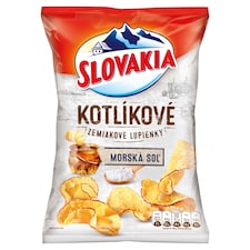 Slovakia Kotlíkové zemiakové lupienky morská soľ 100 g