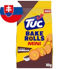TUC Bake Rolls mini BBQ Chlebové sucháre balenie 80 g