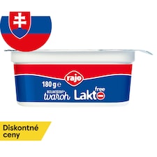 Rajo Lakto Free Tvaroh jemný hrudkovitý 180 g