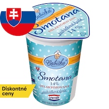 BABIČKA SMOTANA KYSLÁ 14% DELAKTO 200 g