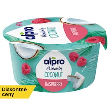 Alpro kokosová alternatíva jogurtu malina 120 g