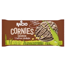 Racio Cornies polomáčané kukuričné chlebíčky s horkou čokoládou 75 g