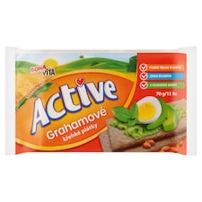 Bona Vita Active Krehké plátky grahamové 15 ks 70 g