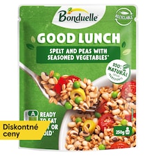 Bonduelle Good Lunch špalda a hrášok s ochutenou zeleninou 250 g