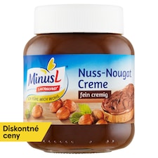 MinusL Orieškovo-nugátový krém bezlaktózový 400 g