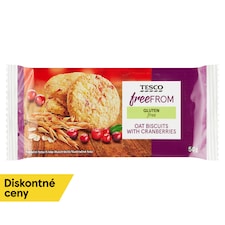 Free From Bezgluténové ovsené sušienky s kandizovanými brusnicami 50 g