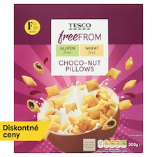 Free From Bezgluténové cereálne vankúšiky s náplňou s orieškovo-čokoládovou príchuťou 300 g