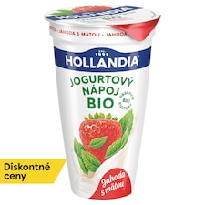 Hollandia Bio BiFi drink jahoda s mätou 230 g