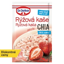 Dr.Oetker Ryžová kaša jahody, chia 50 g