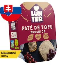 LUNTER Paté de tofu Brusnice 150 g