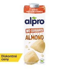 ALPRO Mandľový nápoj nesladený - nepražený 1l