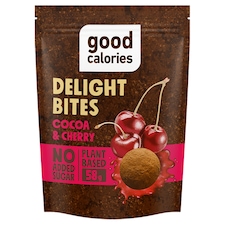 Good Calories Delight Bites datlové guličky s višňami a kakaom 58 g