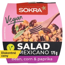 Sokra Vegánsky šalát s hrachovou bielkovinou na mexický spôsob 175 g