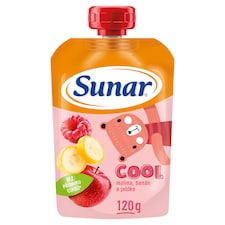 Sunar Cool ovocné kapsička malina, banán, jablko 12m+, 120 g