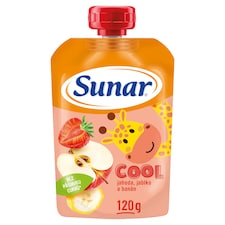 Sunar Cool ovocné kapsička jahoda, banán, jablko 12m+, 120 g