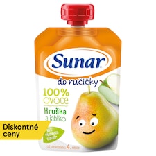 Sunar Do ručičky ovocná kapsička hruška 4m+, 100 g