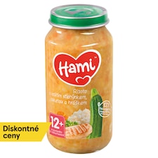 Hami príkrm Rizoto s morčacím stehienkom, cuketou a hráškom 250 g