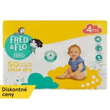 Fred & Flo Ultra Dry plienky Maxi 4 8-14 kg 50 ks