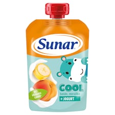 Sunar Cool ovocné kapsička banán, marhuľa, jogurt 12m+, 110 g