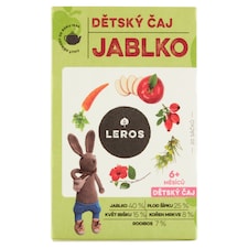 Leros Detský čaj jablko 20 x 2 g (40 g)
