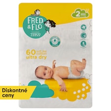 Fred & Flo Ultra Dry plienky Mini 2 3-6 kg 60 ks