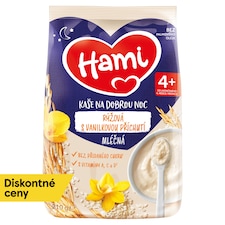 Hami mliečna kaša ryžová s vanilkovou príchuťou na dobrú noc 210 g