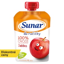 Sunar Do ručičky ovocná kapsička jablko 4m+, 100 g