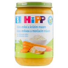 HiPP Bio ryža s mrkvou a morčacím mäsom 220 g