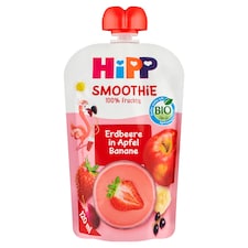 HiPP Smoothie bio 100% ovocie jablko-banán-červené ovocie 120 ml