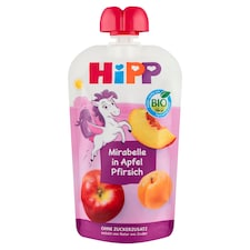 HiPP Bio 100% ovocie jablko-broskyňa-mirabelka 100 g