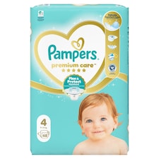 Pampers Premium Care Veľkosť 4, 68 Plienok, 9kg-14kg