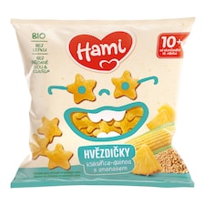 HAMI hviezdičky Kukurica-quinoa s ananásom 20g