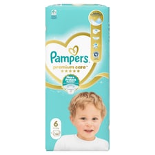 Pampers Premium Care Veľkosť 6, 50 Plienok, 13kg-18kg