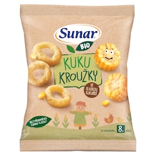 Sunar BIO detské chrumky Kuku krúžky 9 m+, 20 g