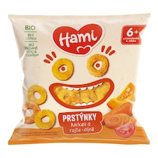 HAMI prstienky Mrkva a paradajka-tekvica 20g