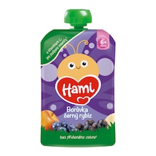 HAMI kapsička Jablko banán čierne ríbezle čučoriedky 100g