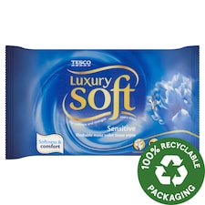 Soft Luxury Sensitive vlhčený toaletný papier pre citlivú pokožku 50 ks