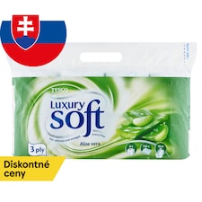 Soft Luxury Toaletný papier s vôňou aloe vera 3 vrstvy 8 kotúčov